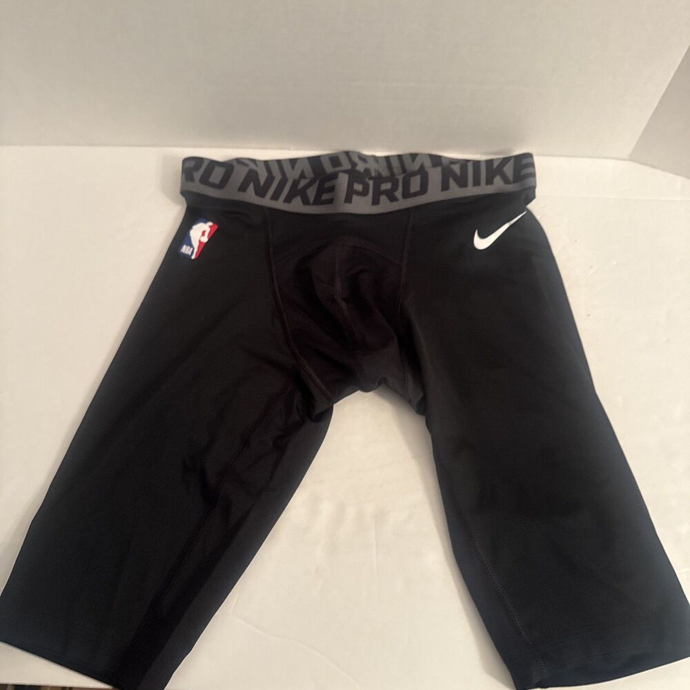 Nike Pro NBA Compression Shorts Mens M-Tall Black Dri-Fit Basketball 880802-010